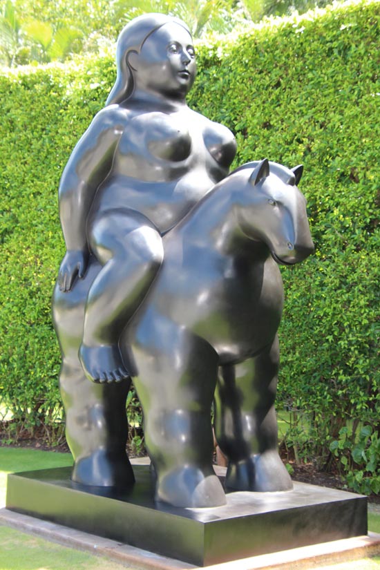 Fernando Botero  Woman on Horse monument